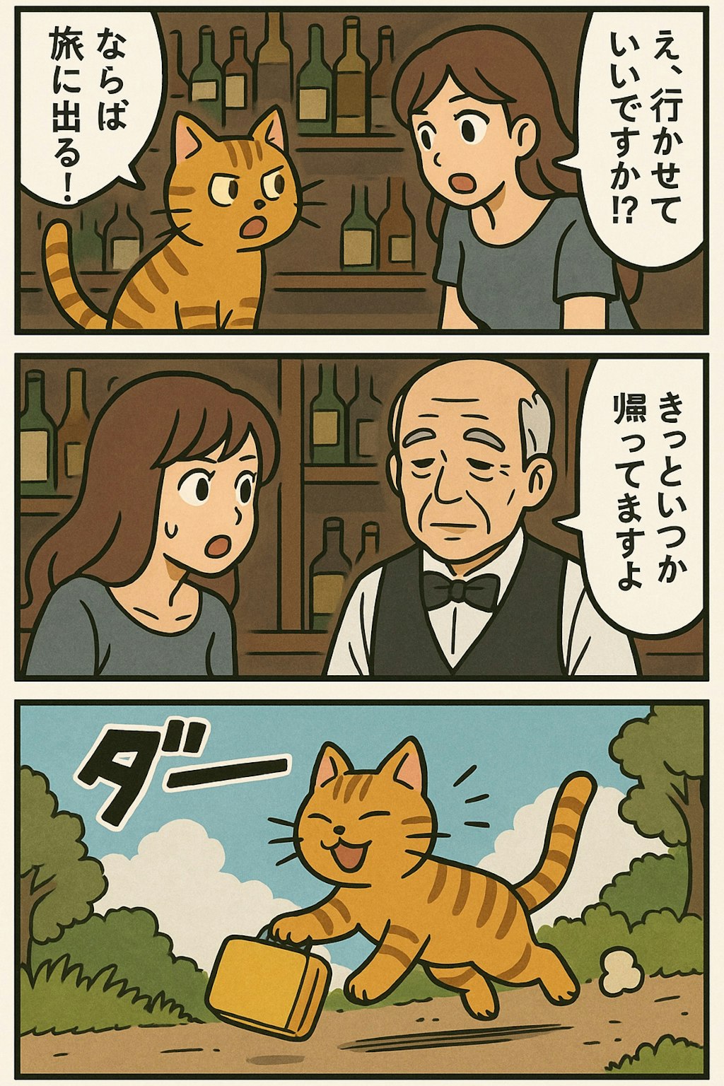 BarCatで理不尽漫画