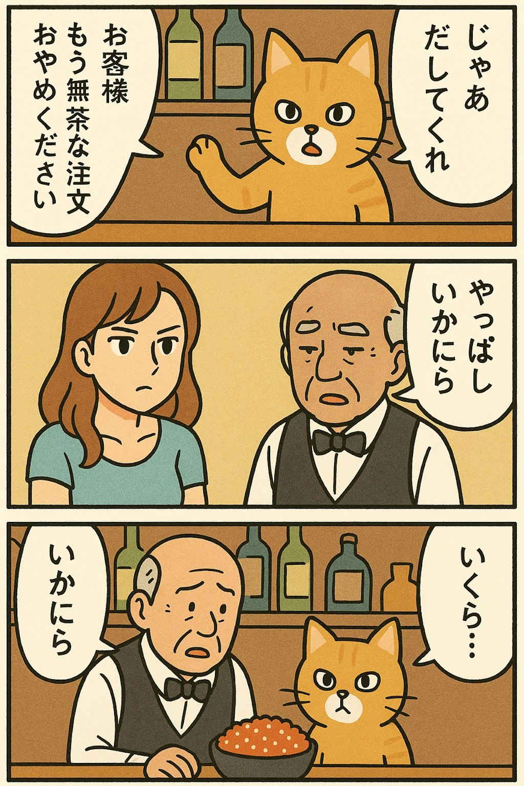 BarCatで理不尽漫画