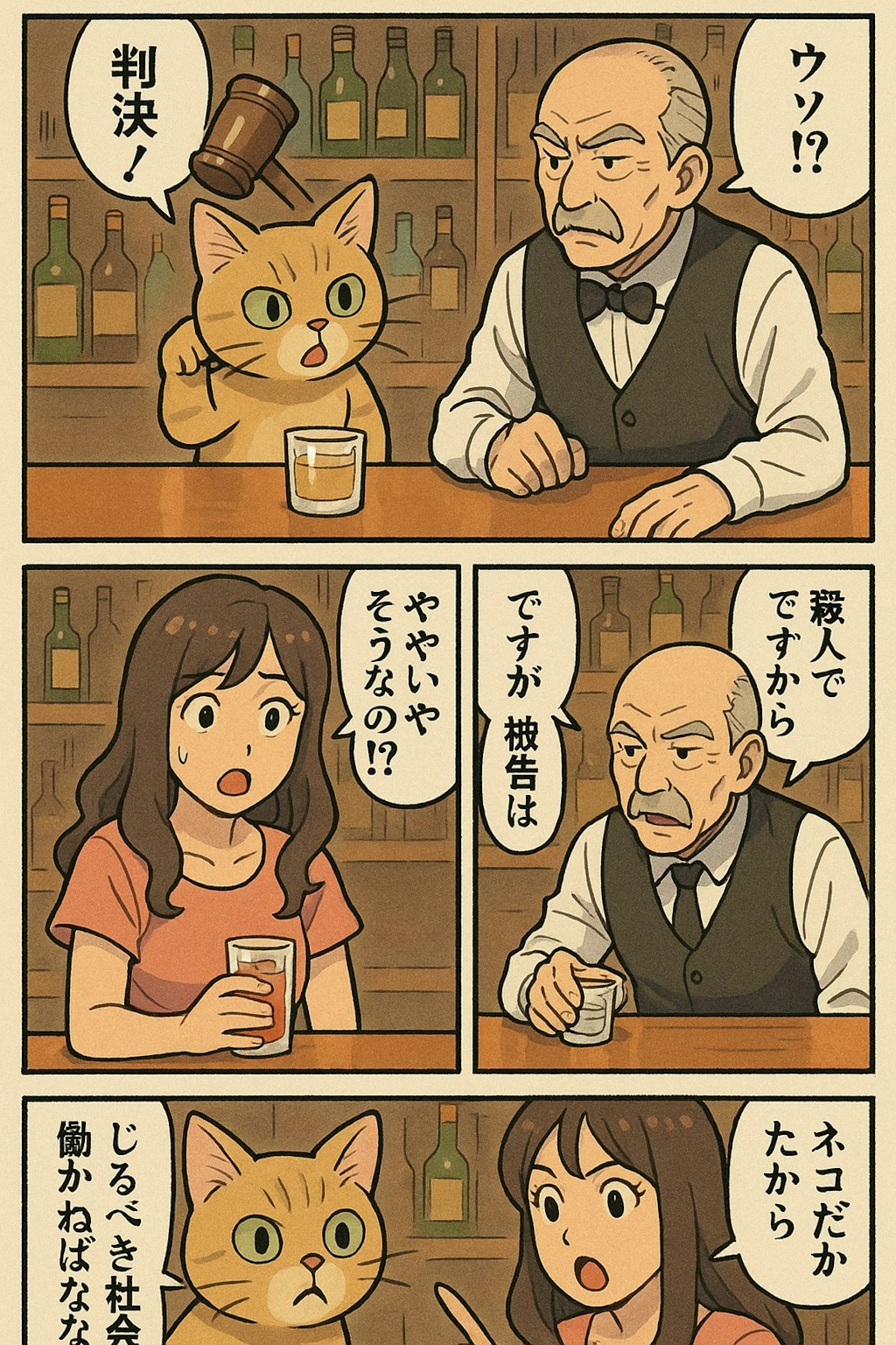 BarCatで理不尽漫画