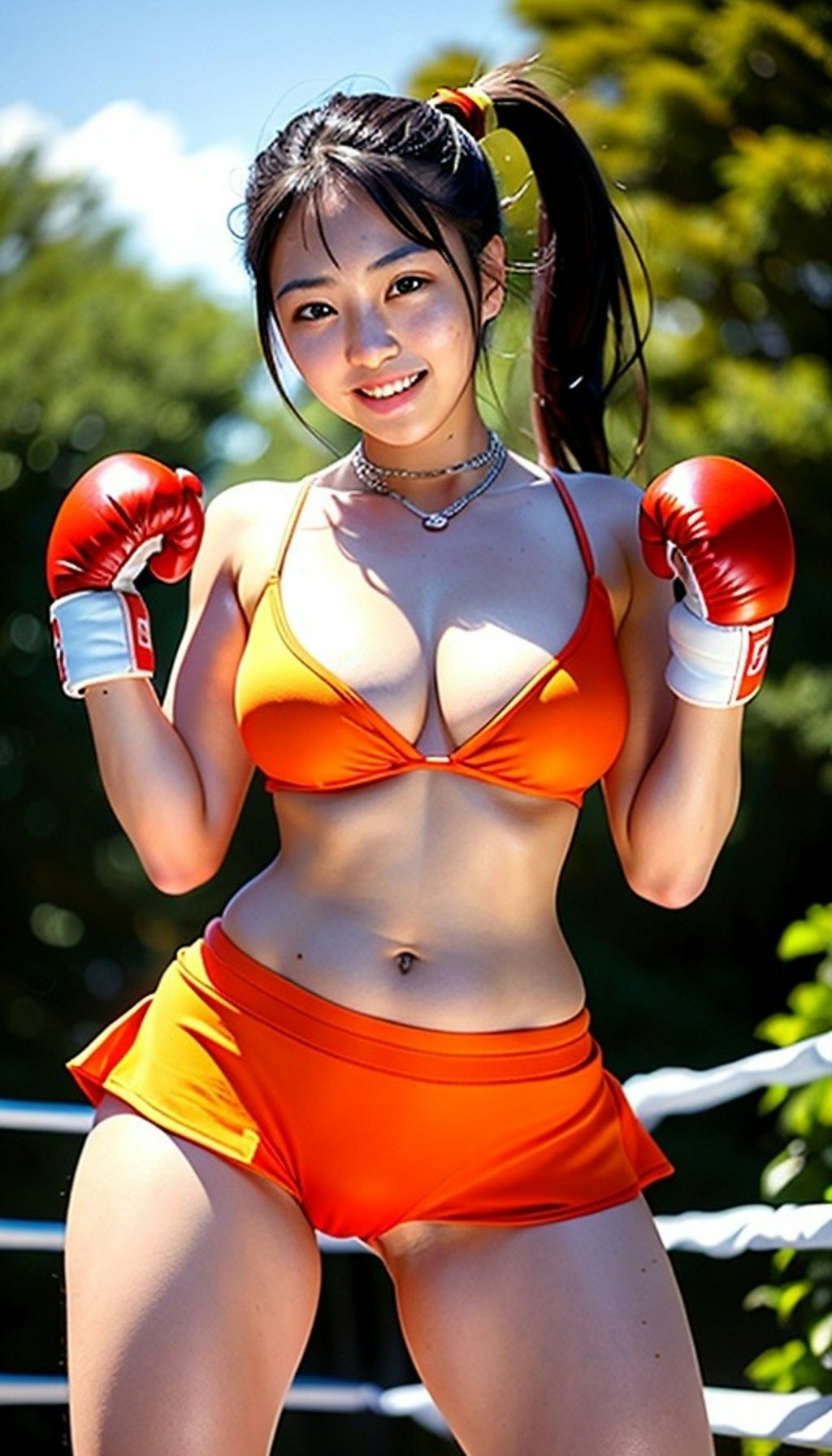 ボクシング　橙1471-