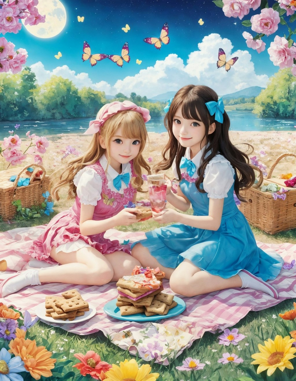 魔法少女のピクニック (real)
