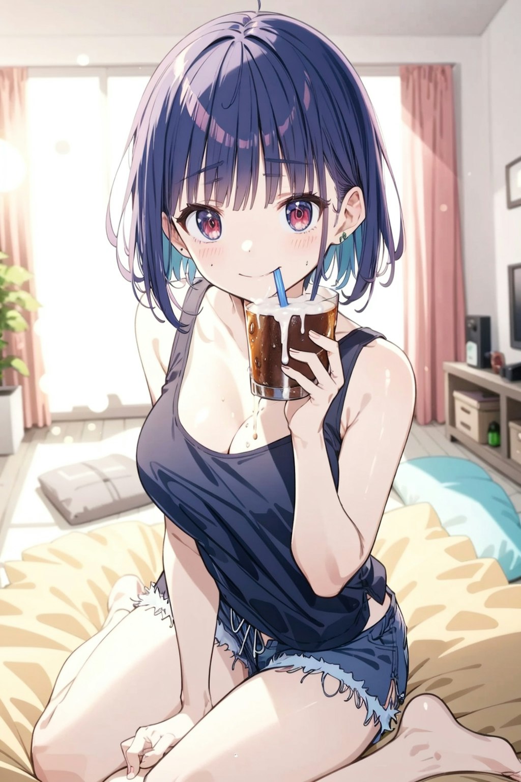 まぁ飲みねえ♪