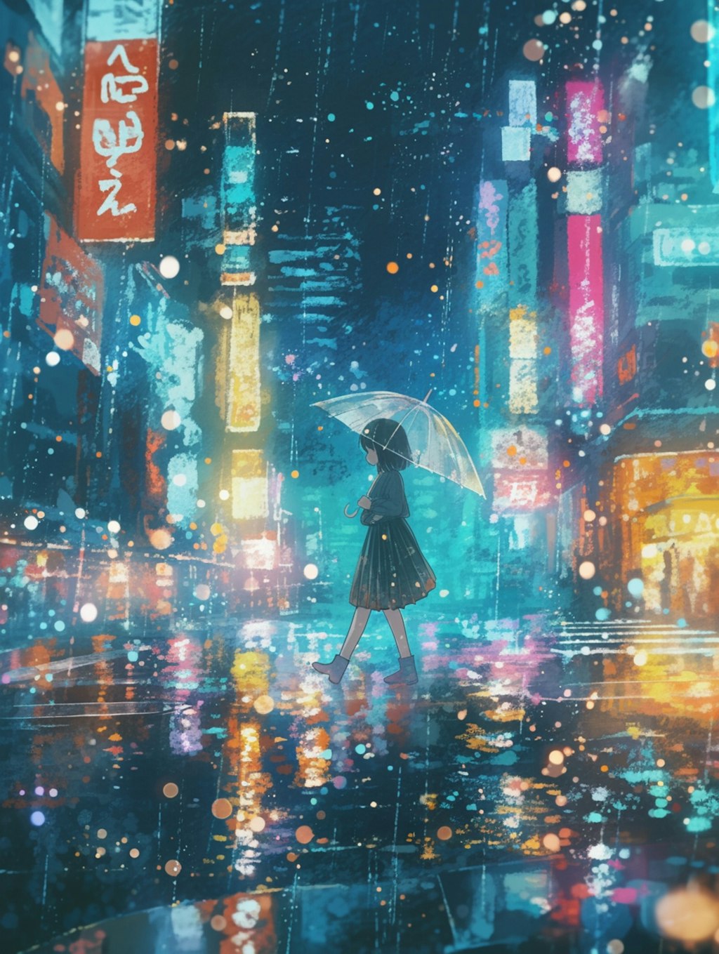 雨の夜