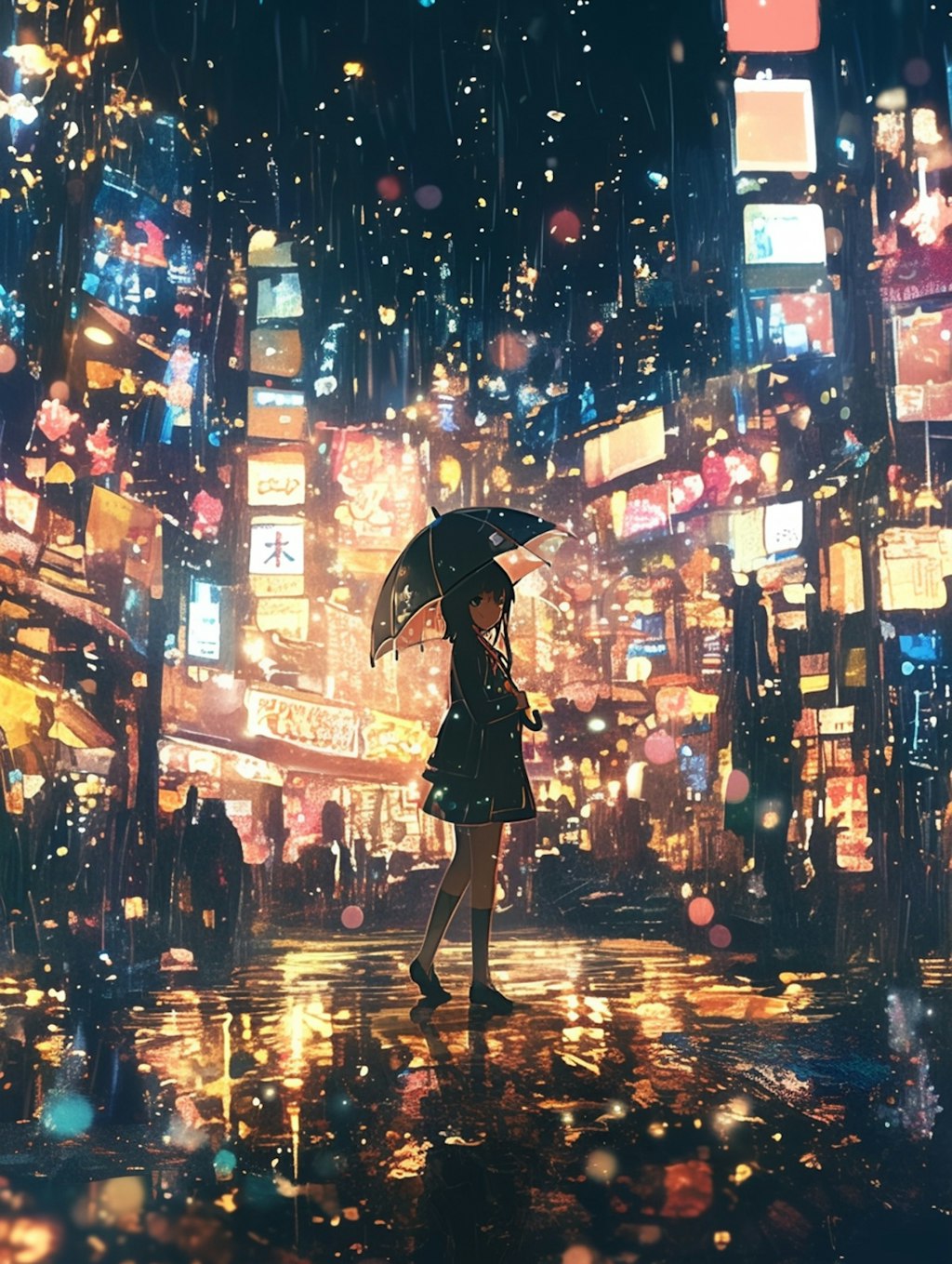 雨の夜