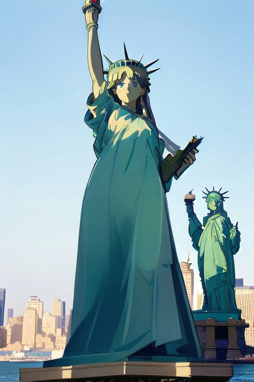 なんか違う自由の女神像