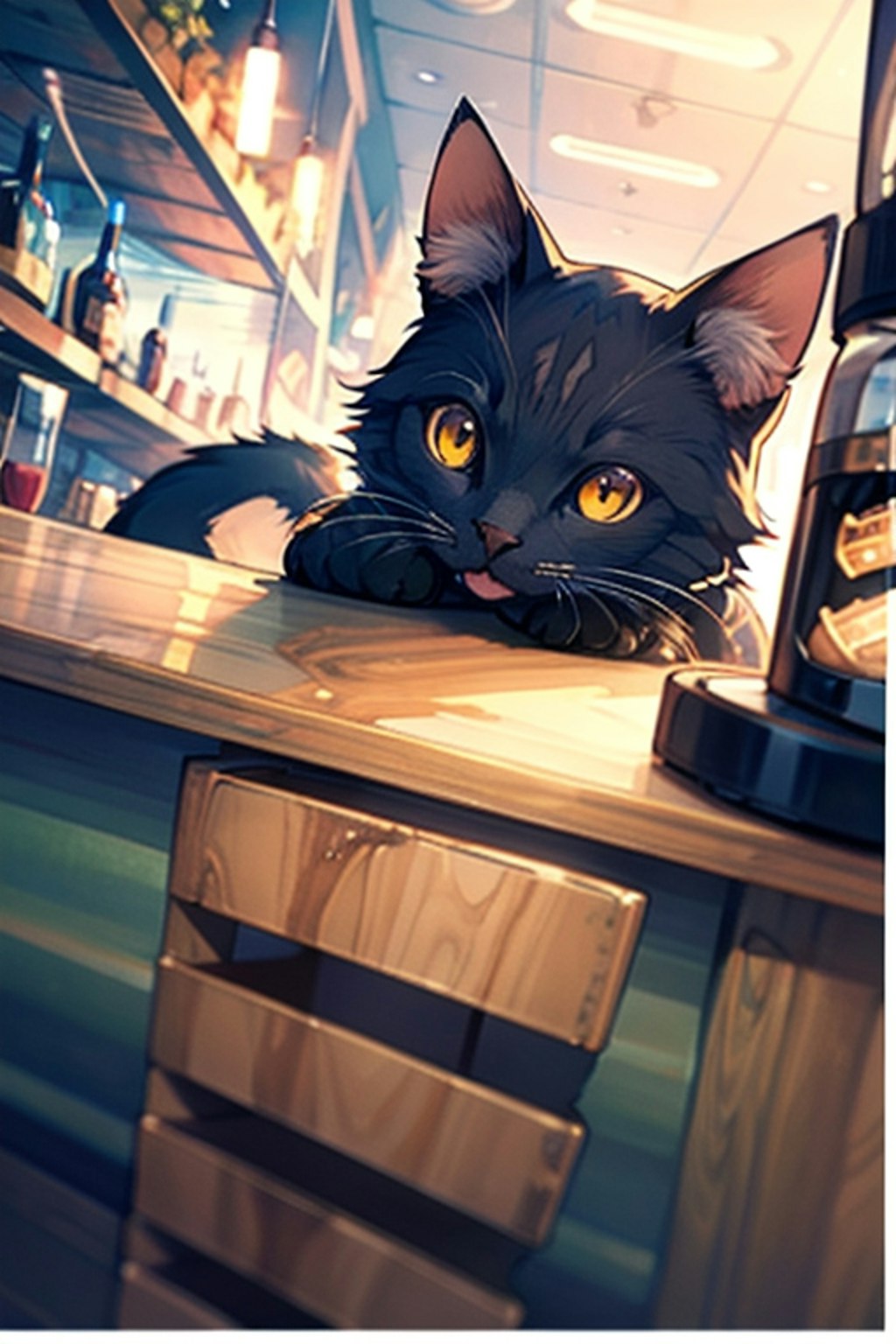 Bar cat
