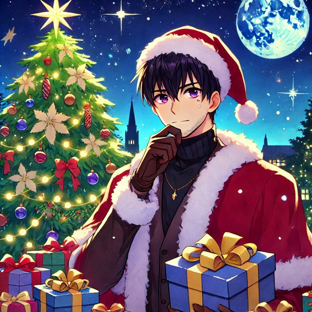 クリスマスプレゼントと、黒髪短髪男性★その3(10枚)