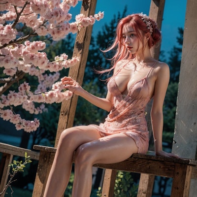 Cherry blossom dress 95p