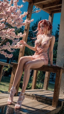 Cherry blossom dress 95p
