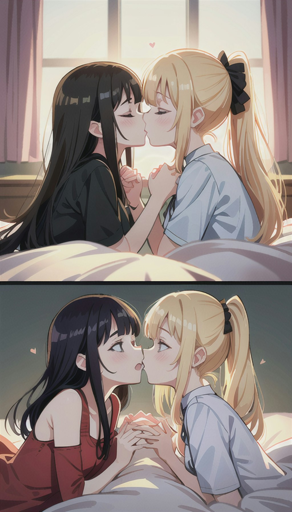 ちゅっ❤️(百合)