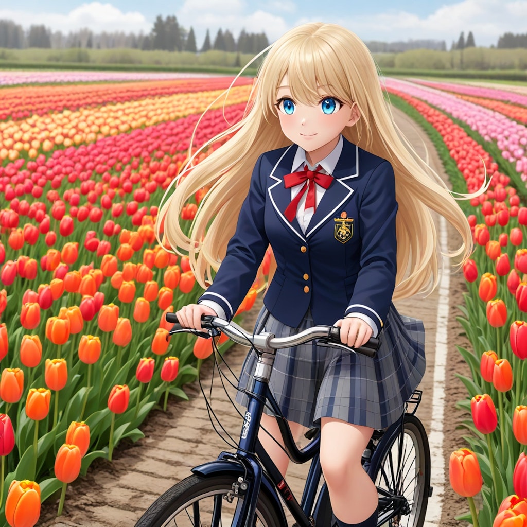 サイクリング_TULIPちゃん