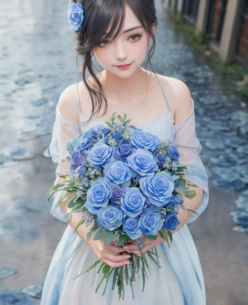 Blue rose