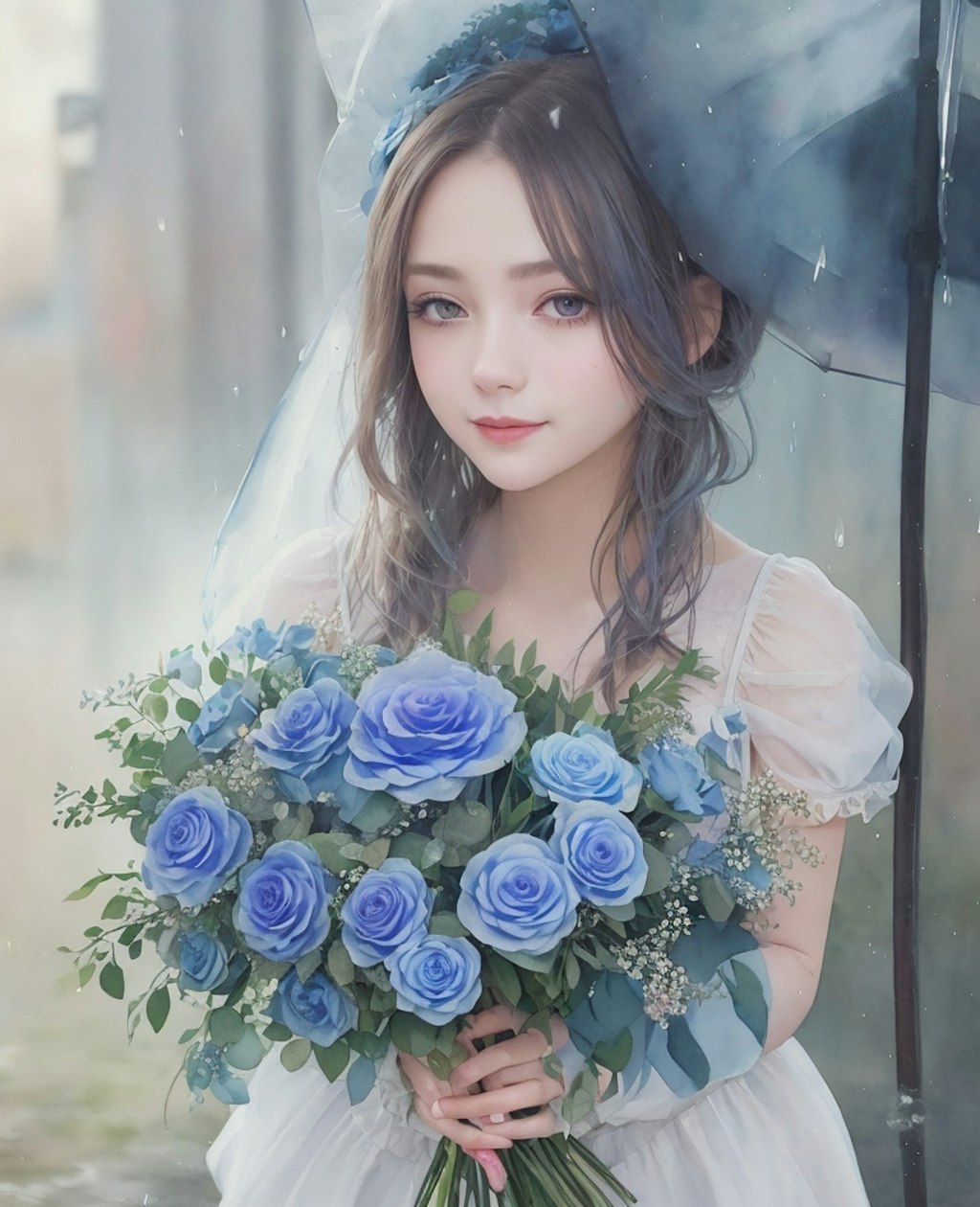 Blue rose