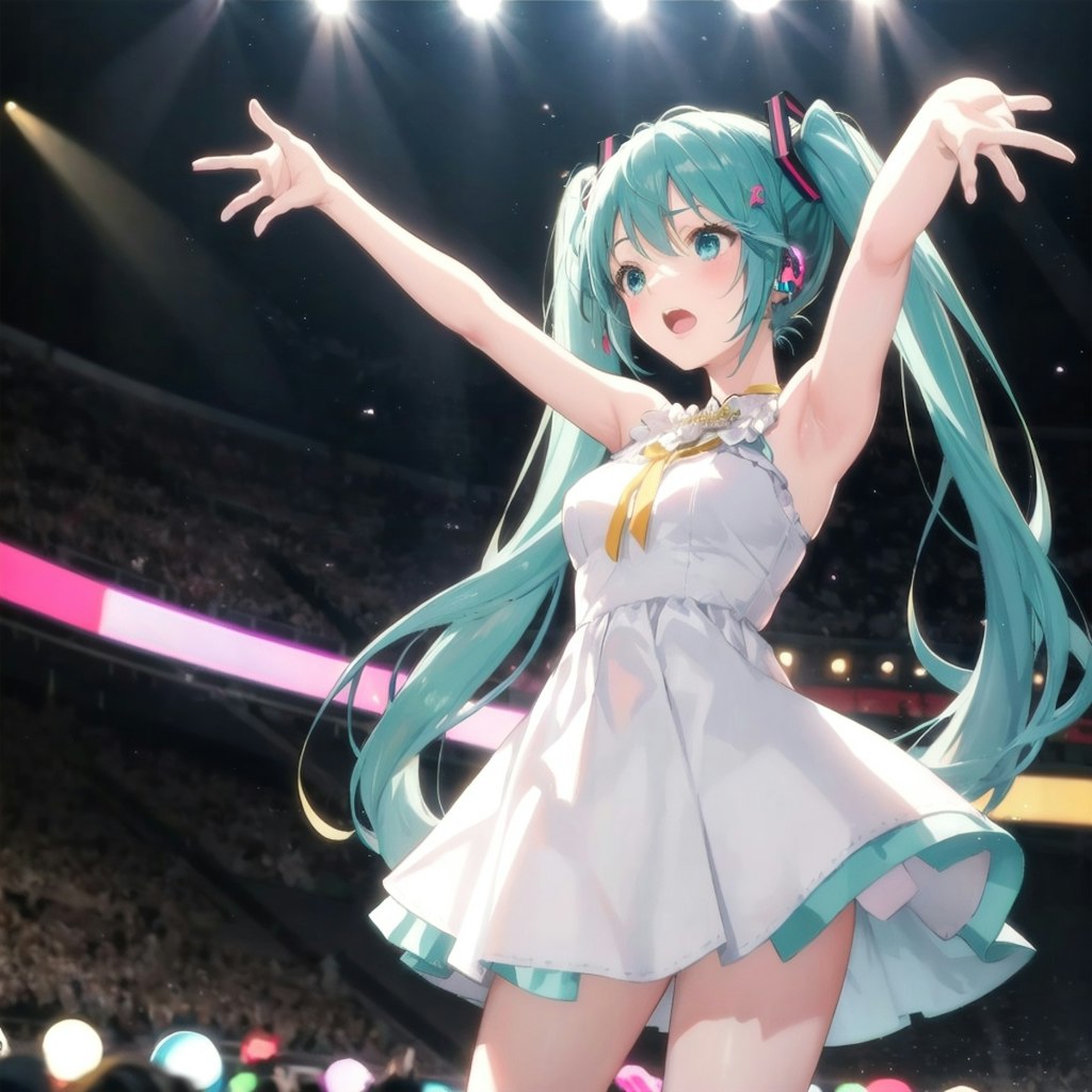 歌って踊る初音ミク