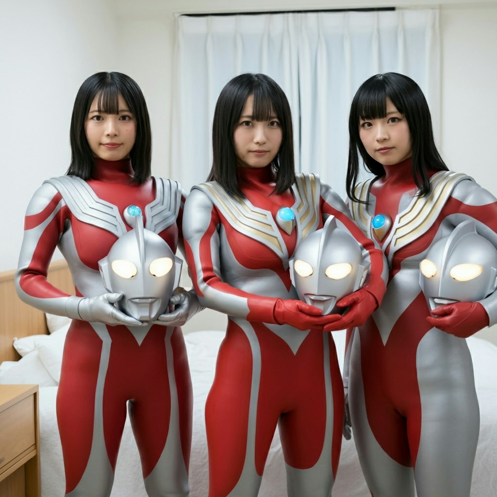 ウルトラウーマン3人