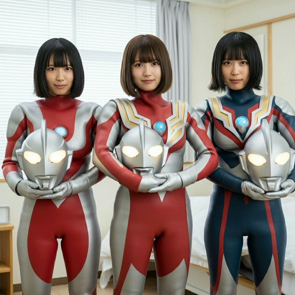 ウルトラウーマン3人