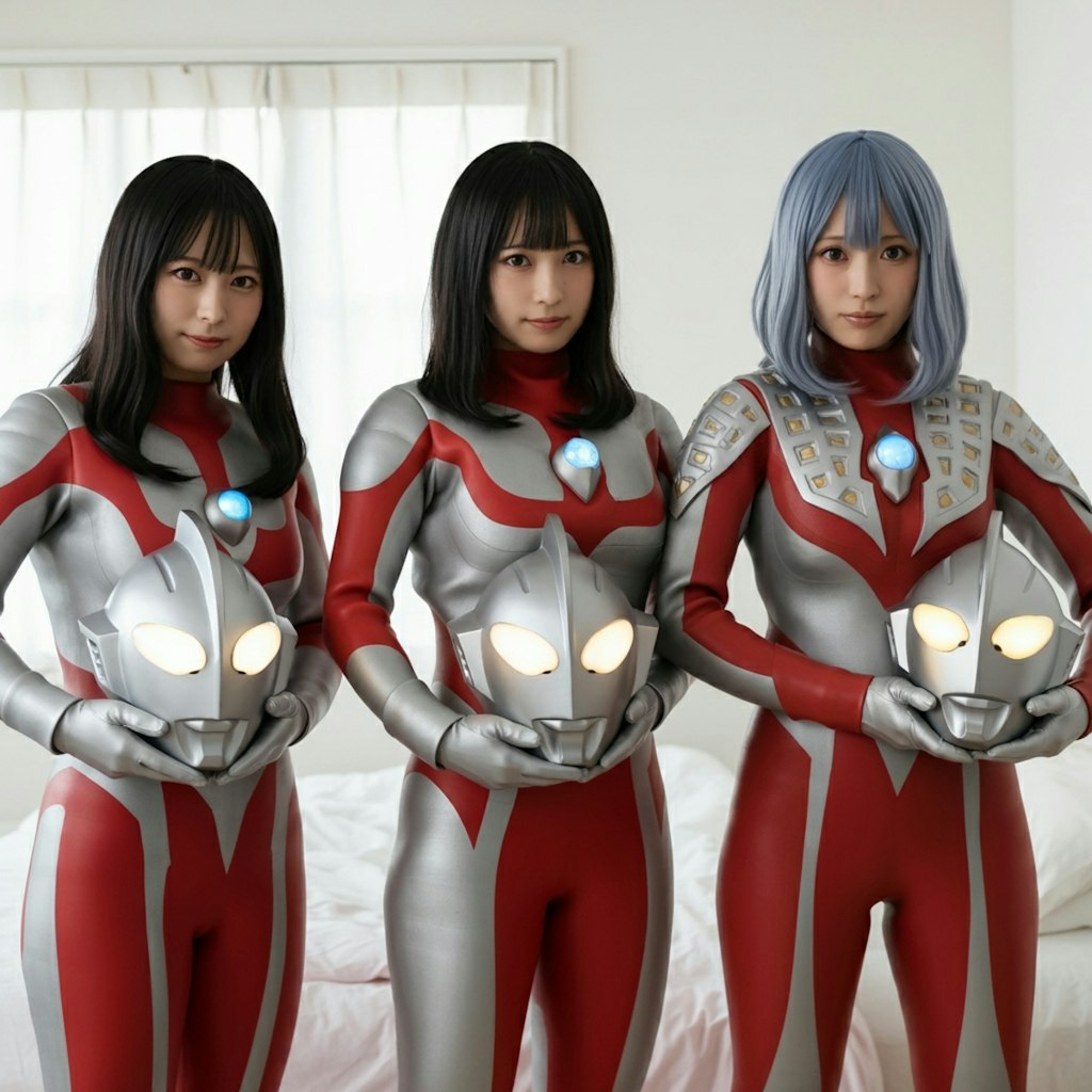 ウルトラウーマン3人