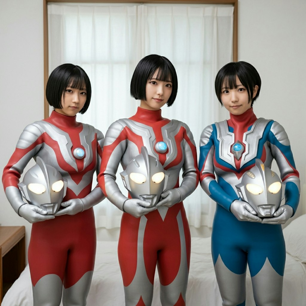 ウルトラウーマン3人