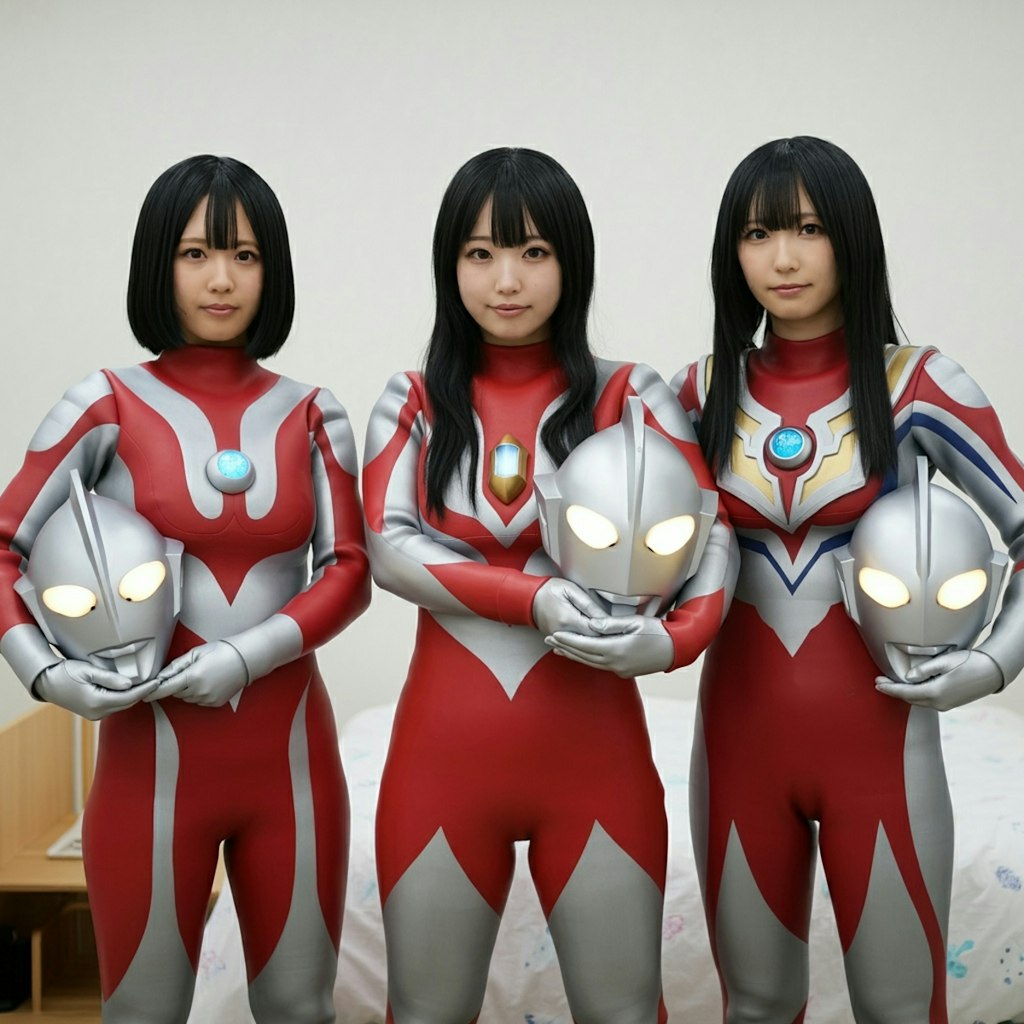 ウルトラウーマン3人