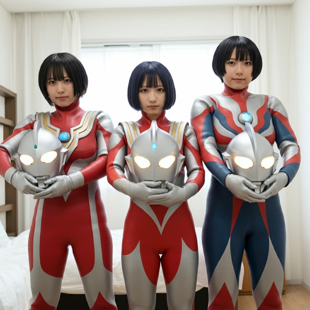 ウルトラウーマン3人