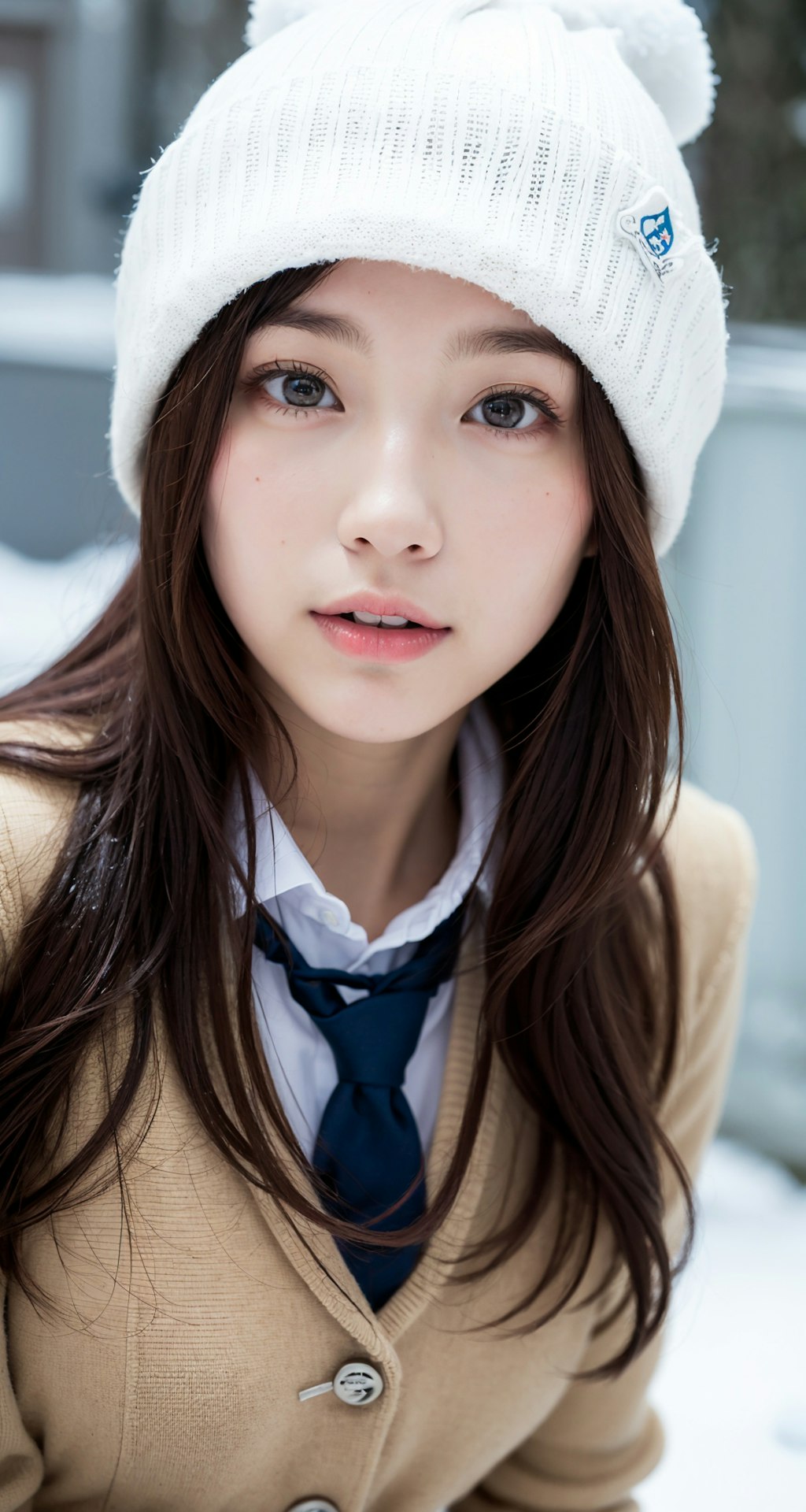 knit hat,