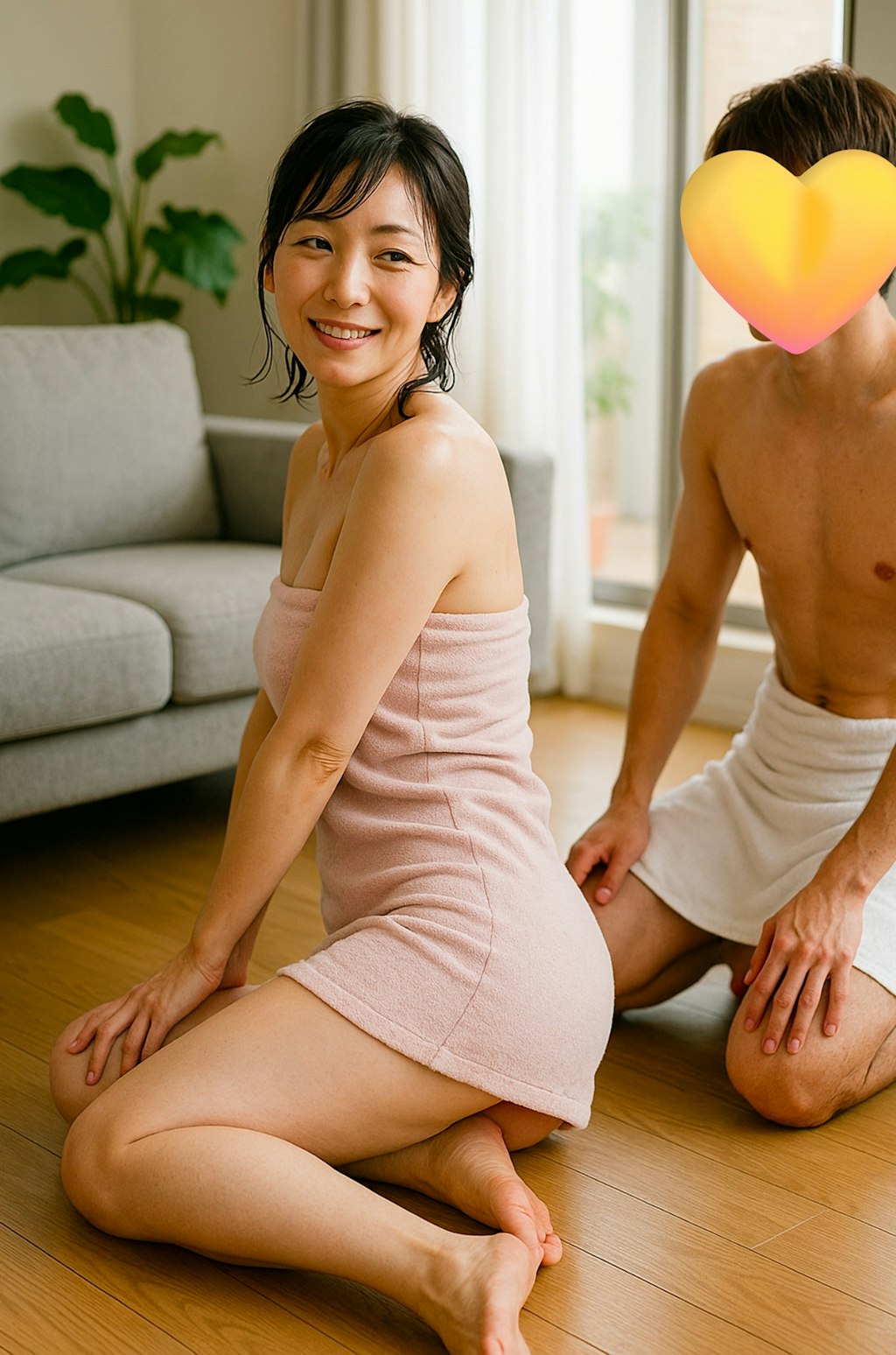 お風呂上がりのイチャイチャタイム…♡