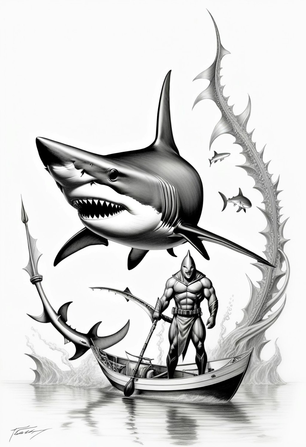 Tezany, the Shark god