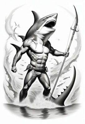 Tezany, the Shark god