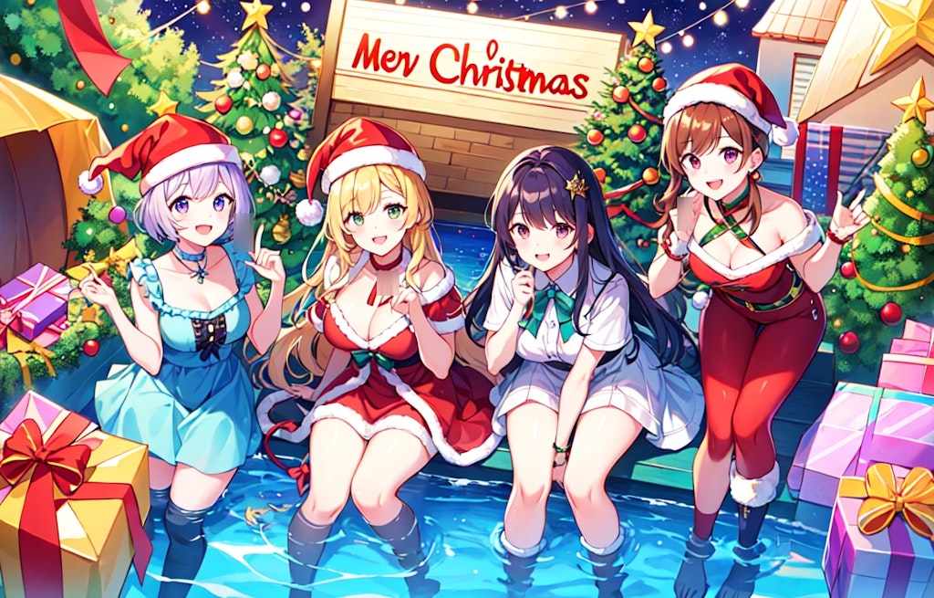 ハッピーサマークリスマス！！女の子集合その2（12枚）