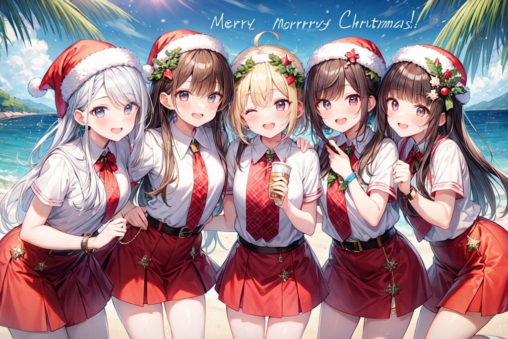 ハッピーサマークリスマス！！女の子集合その2（12枚）