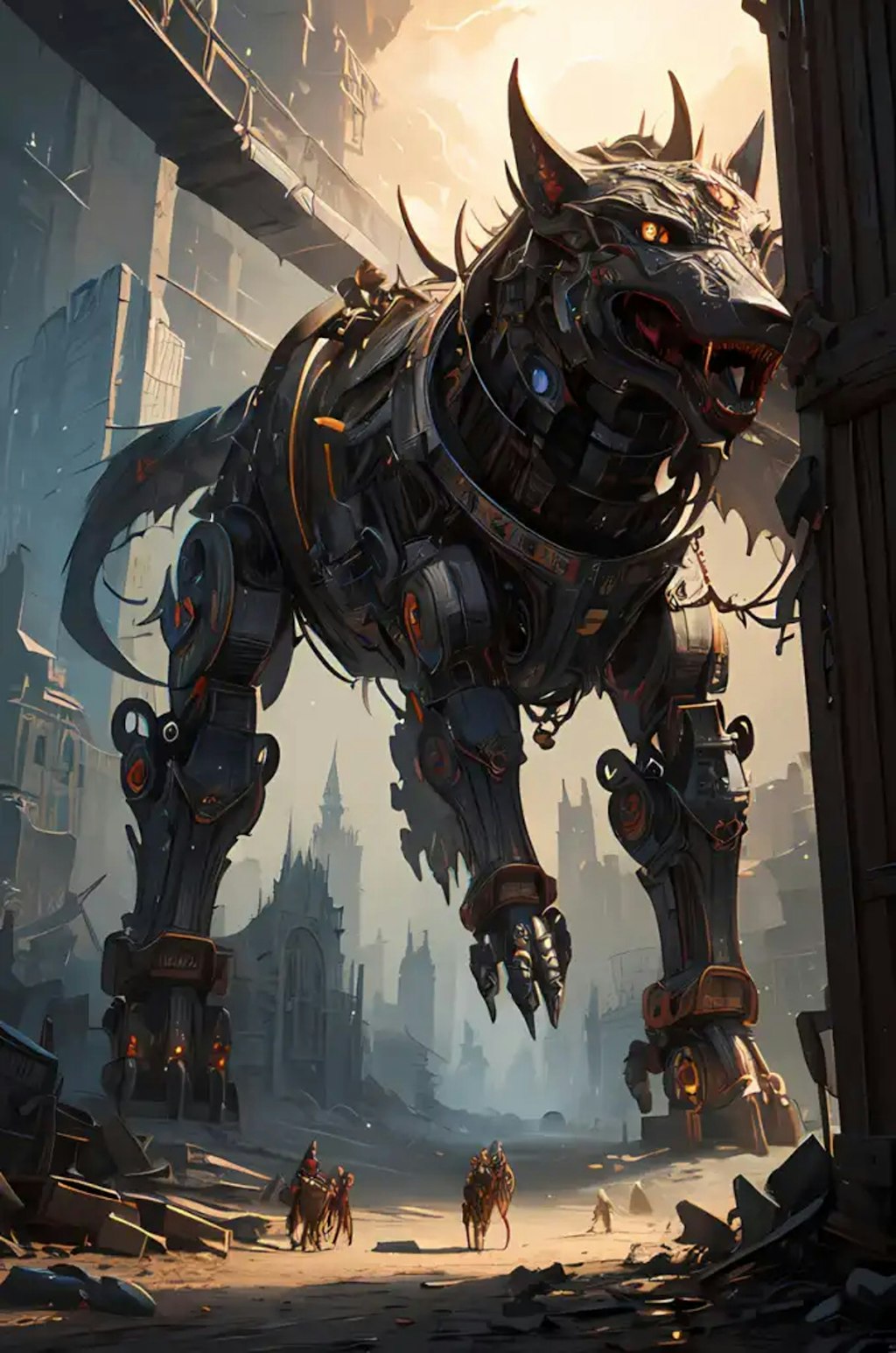 Huge dynamic robot dog