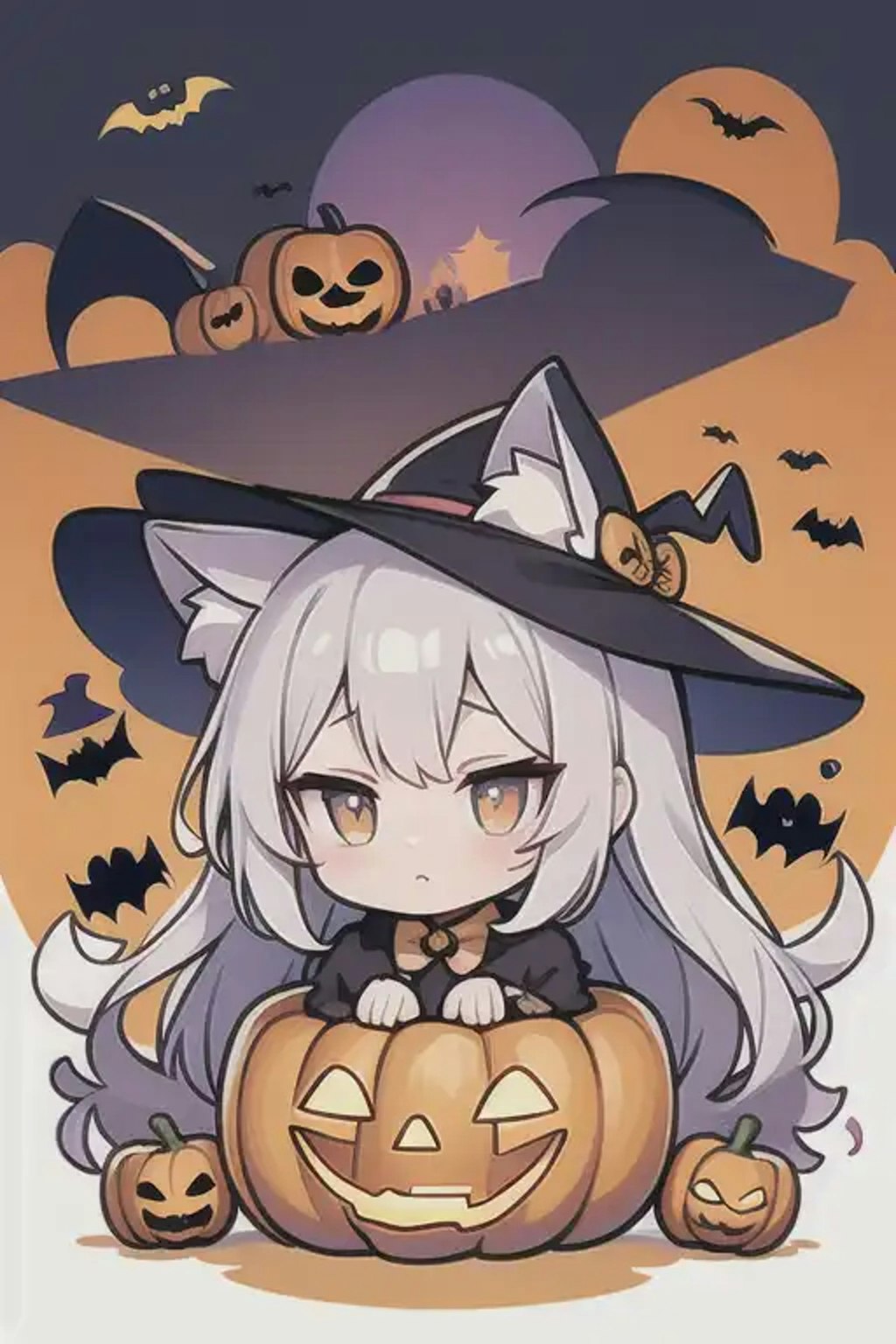 ハロウィン白狐さん