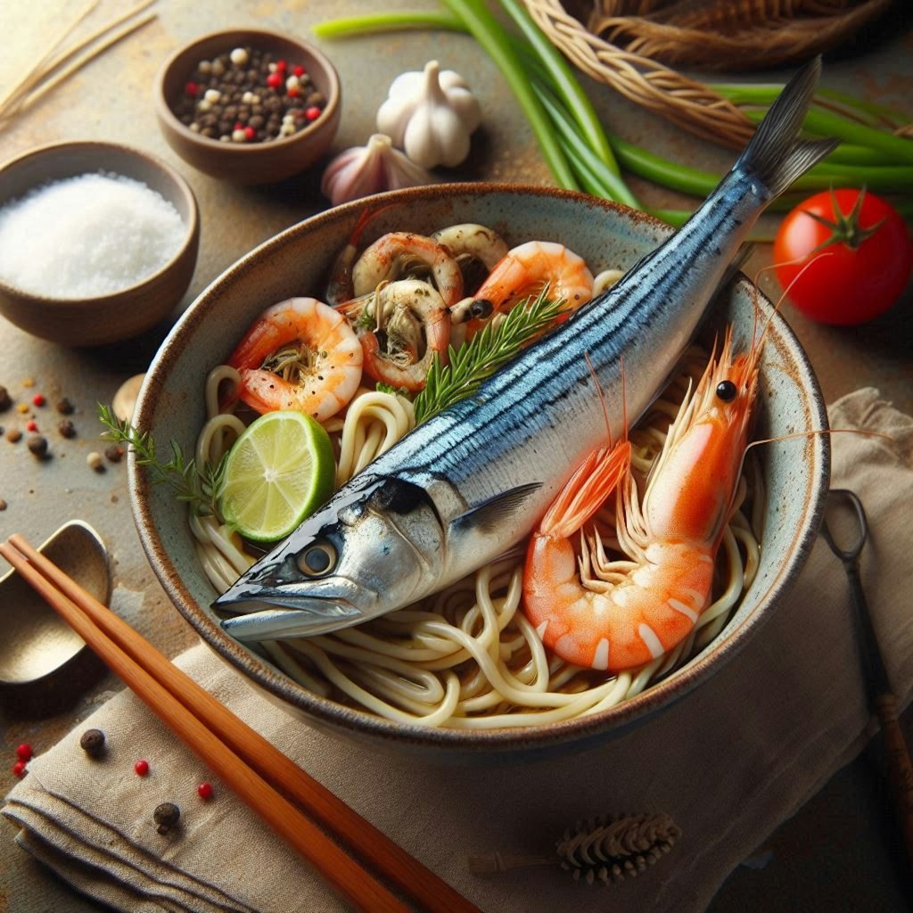 秋のseafood noodle開発