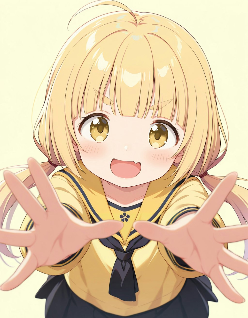 黄色セーラー少女