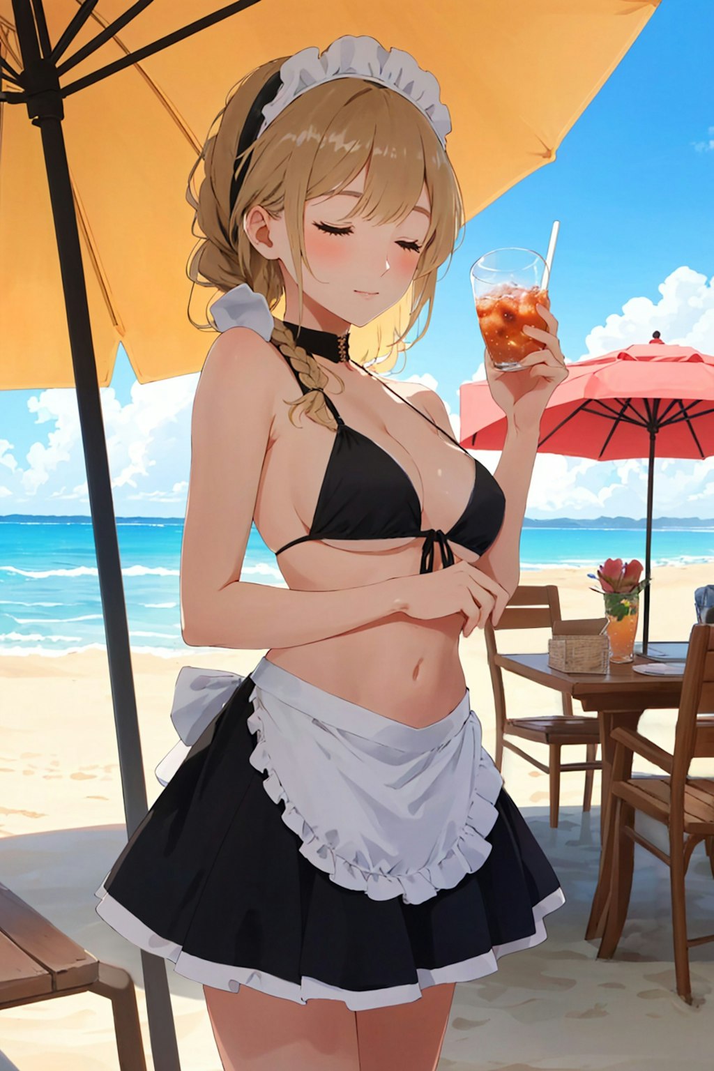 メイドさんとバカンス🏝️🍹