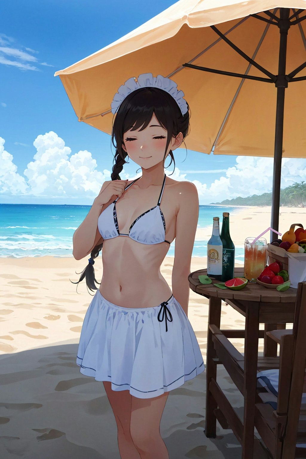 メイドさんとバカンス🏝️🍹