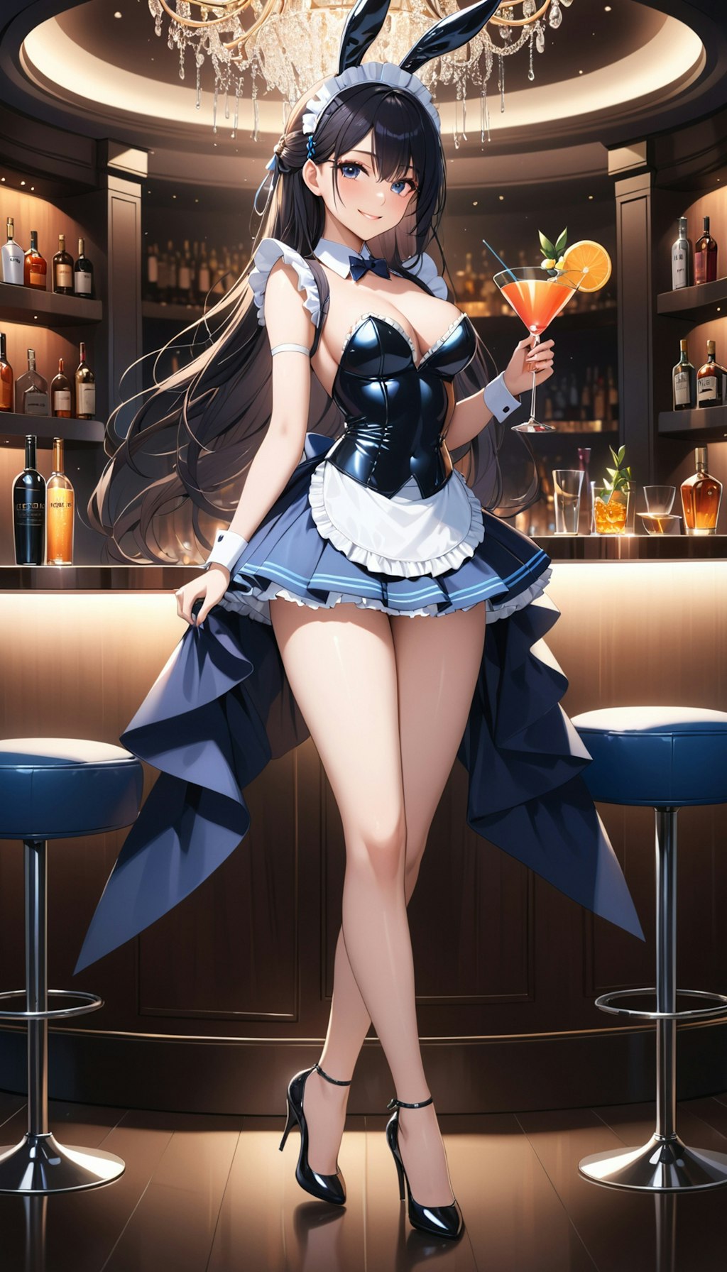 いらっしゃいマセ🍸️　メイドバニーレイカ様　全身バージョン