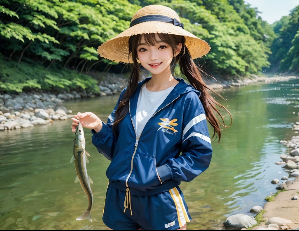 ウナギを釣りに来たけれど