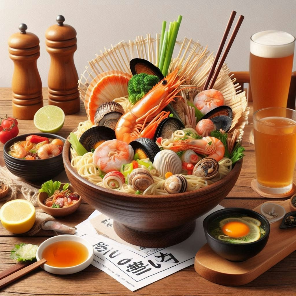 夏の海鮮麺オーディション
