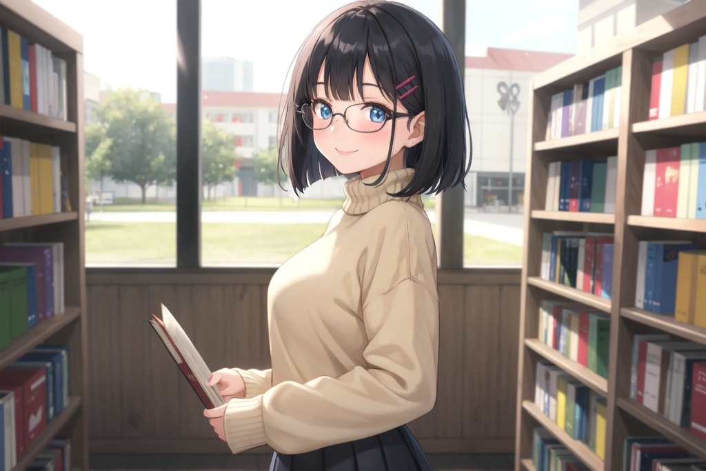 書店のメガネちゃん👓✨