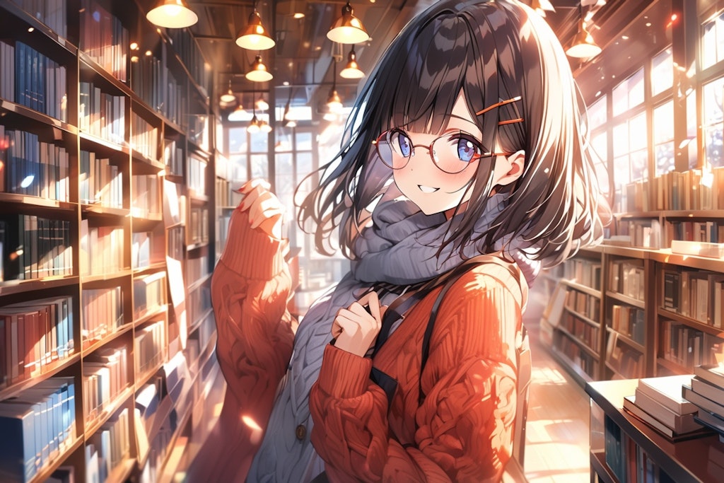 書店のメガネちゃん👓✨