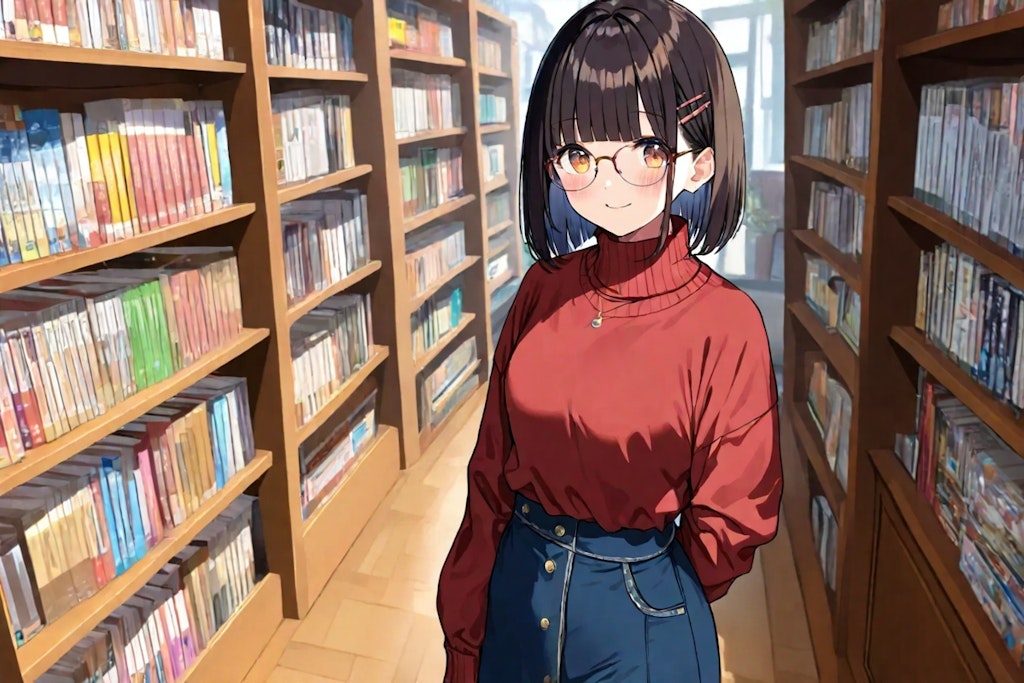 書店のメガネちゃん👓✨