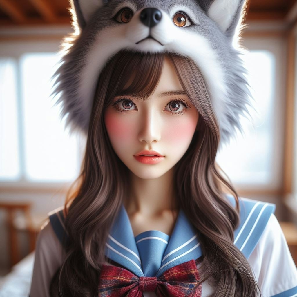 女子高校生🐺