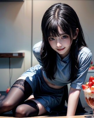 Strawberry Kakigori Girl
