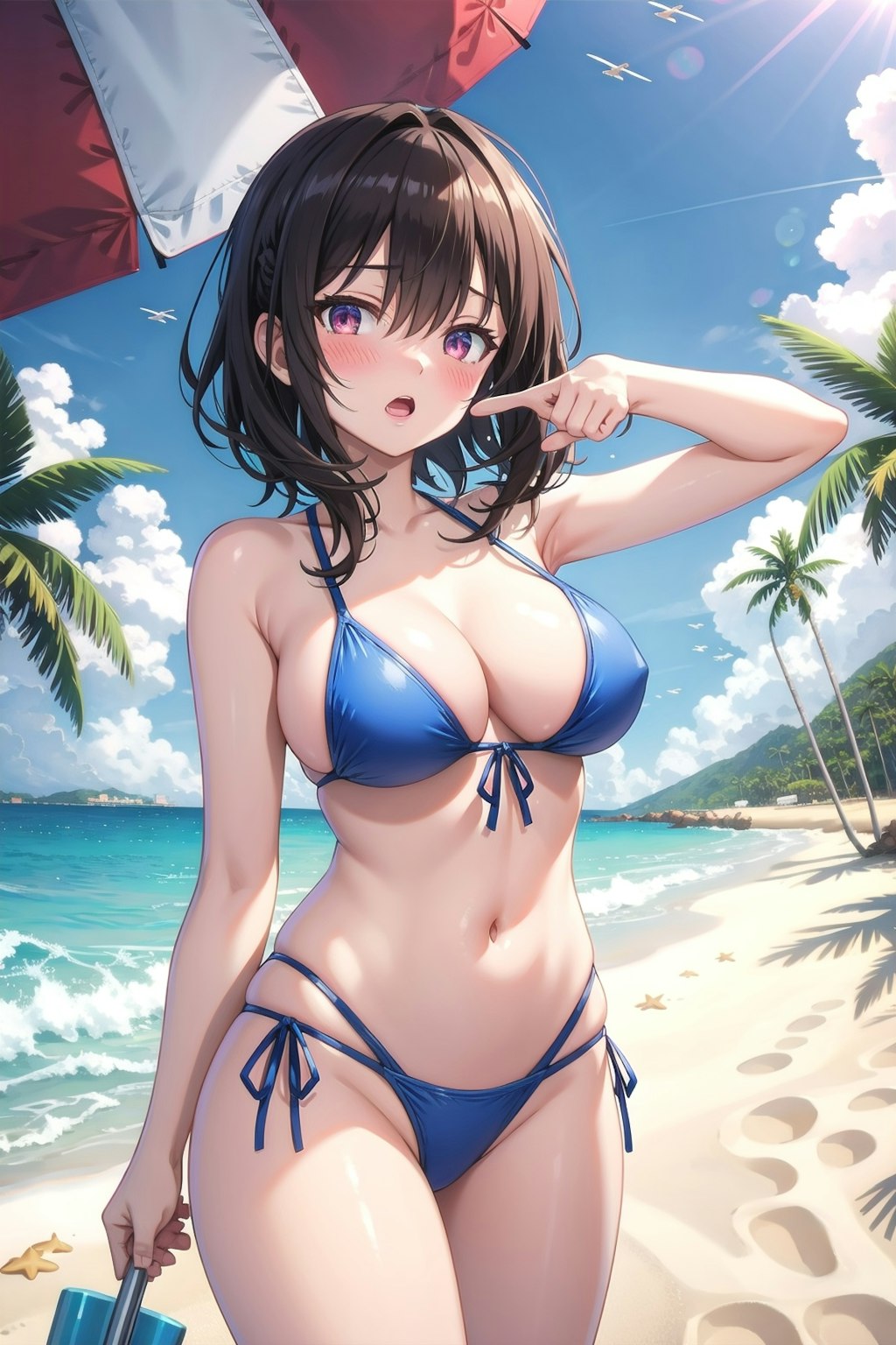 水着の女の子