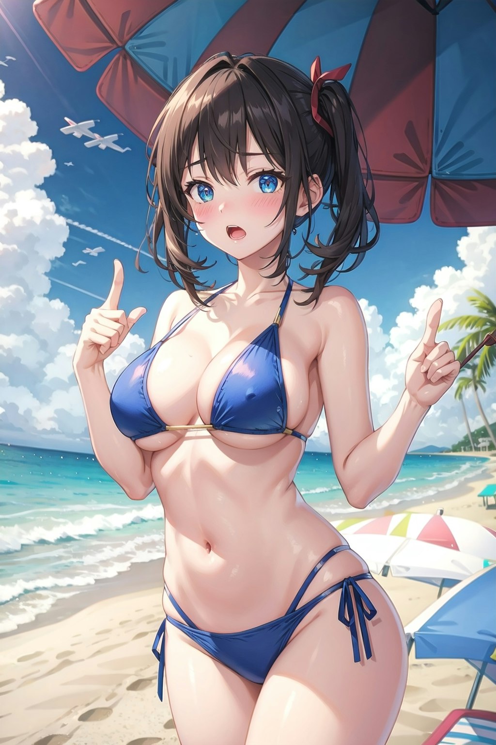 水着の女の子