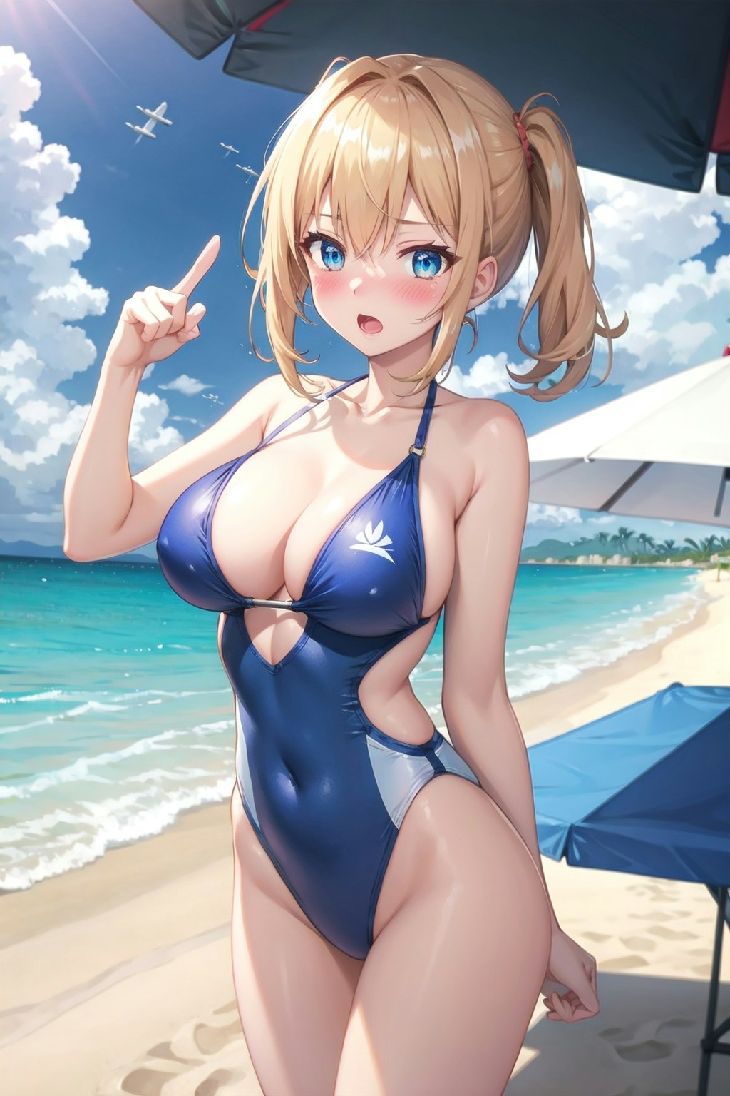 水着の女の子