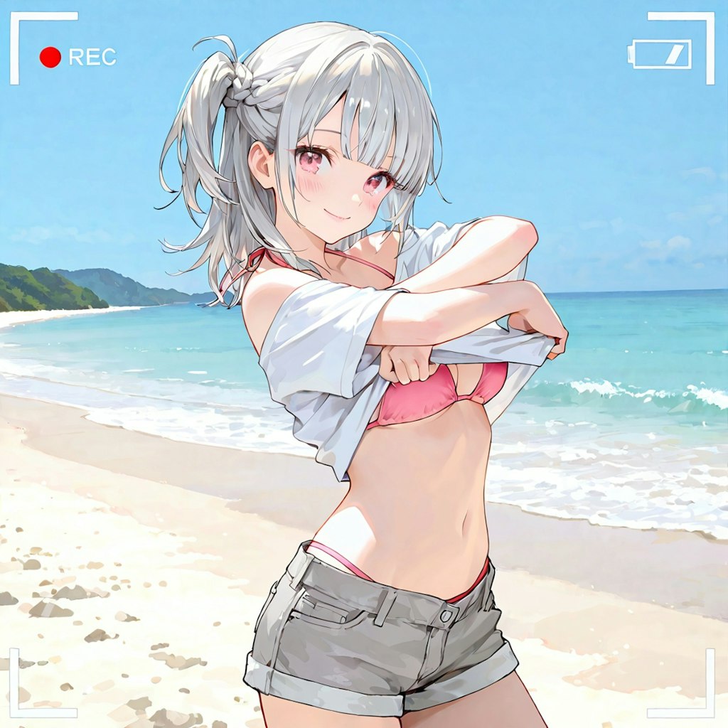 水着になるよー