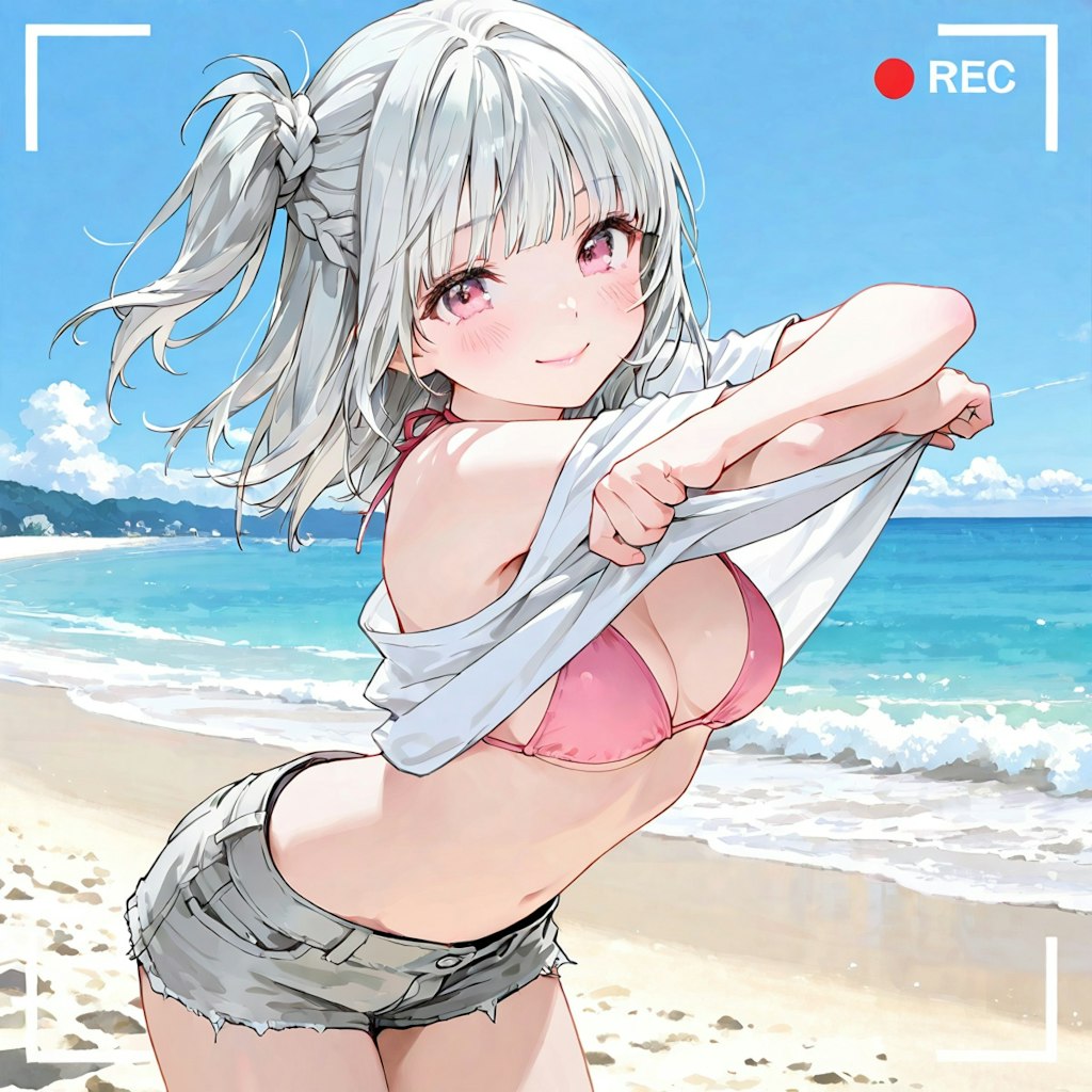 水着になるよー