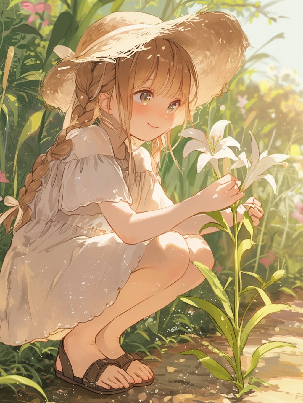 百合の花